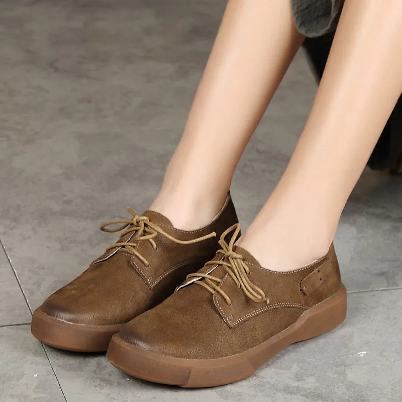 Женская обувь на плоской подошве из 100% натуральной кожи с открытым носком