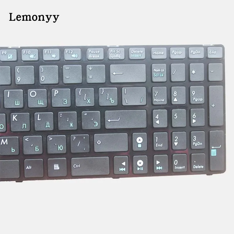 По умолчанию Черный/Белый Сменный ноутбук клавиатура для ASUS G60 G60V G60VX G60JX K52 сервис NSK-UGC0R русский белый черный