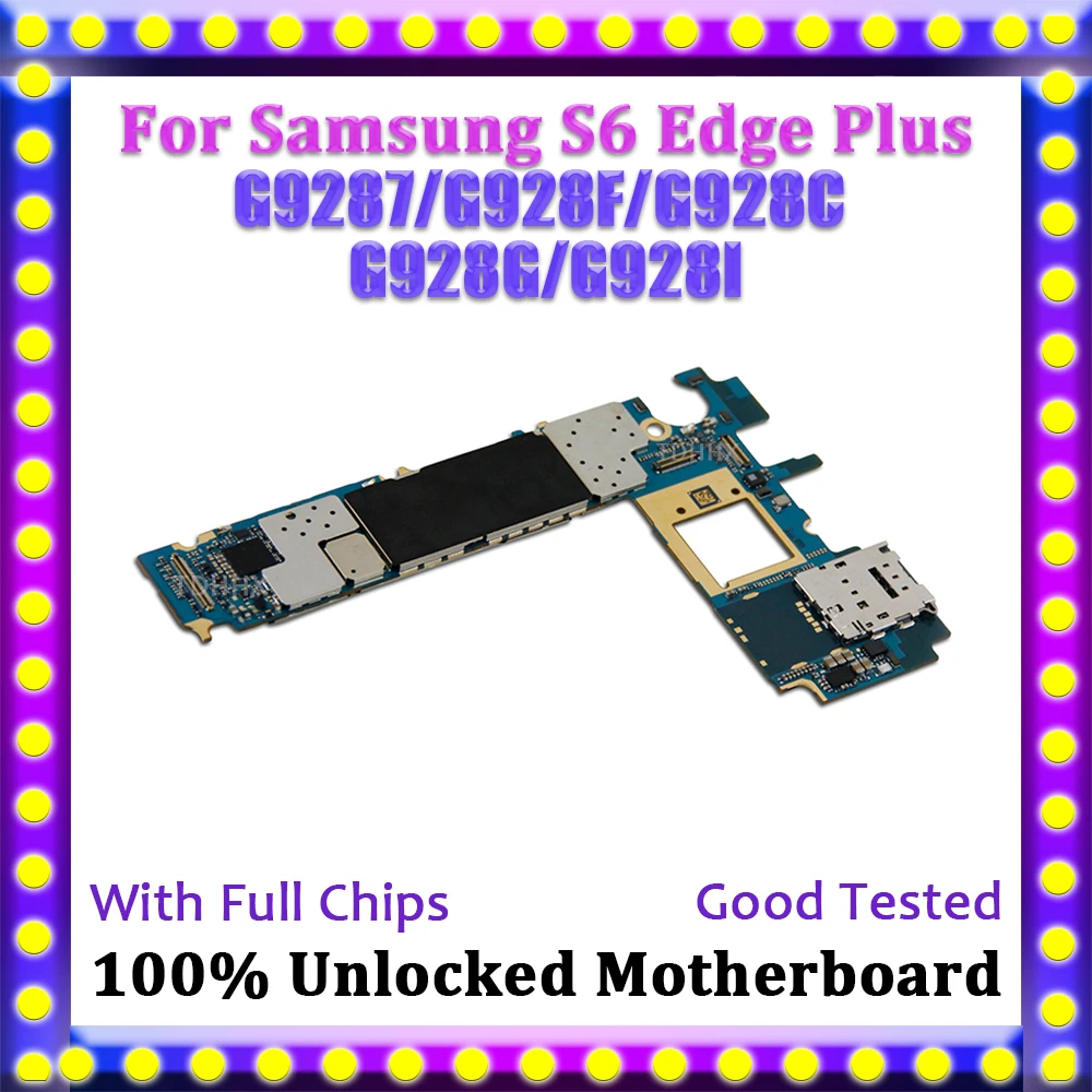 Разблокированная материнская плата для Samsung Galaxy S6 Edge Plus G9287 G928F G928C G928G G928I с