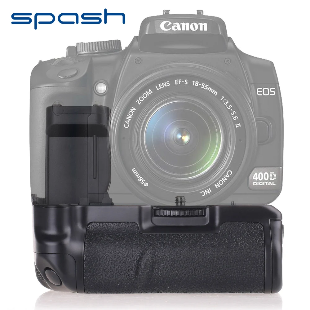 Вертикальная Батарейная ручка spash для Canon EOS 400D 350D Rebel XT Xti DSLR камера Замена BG-E3 держатель батареи работа с NB-2LH