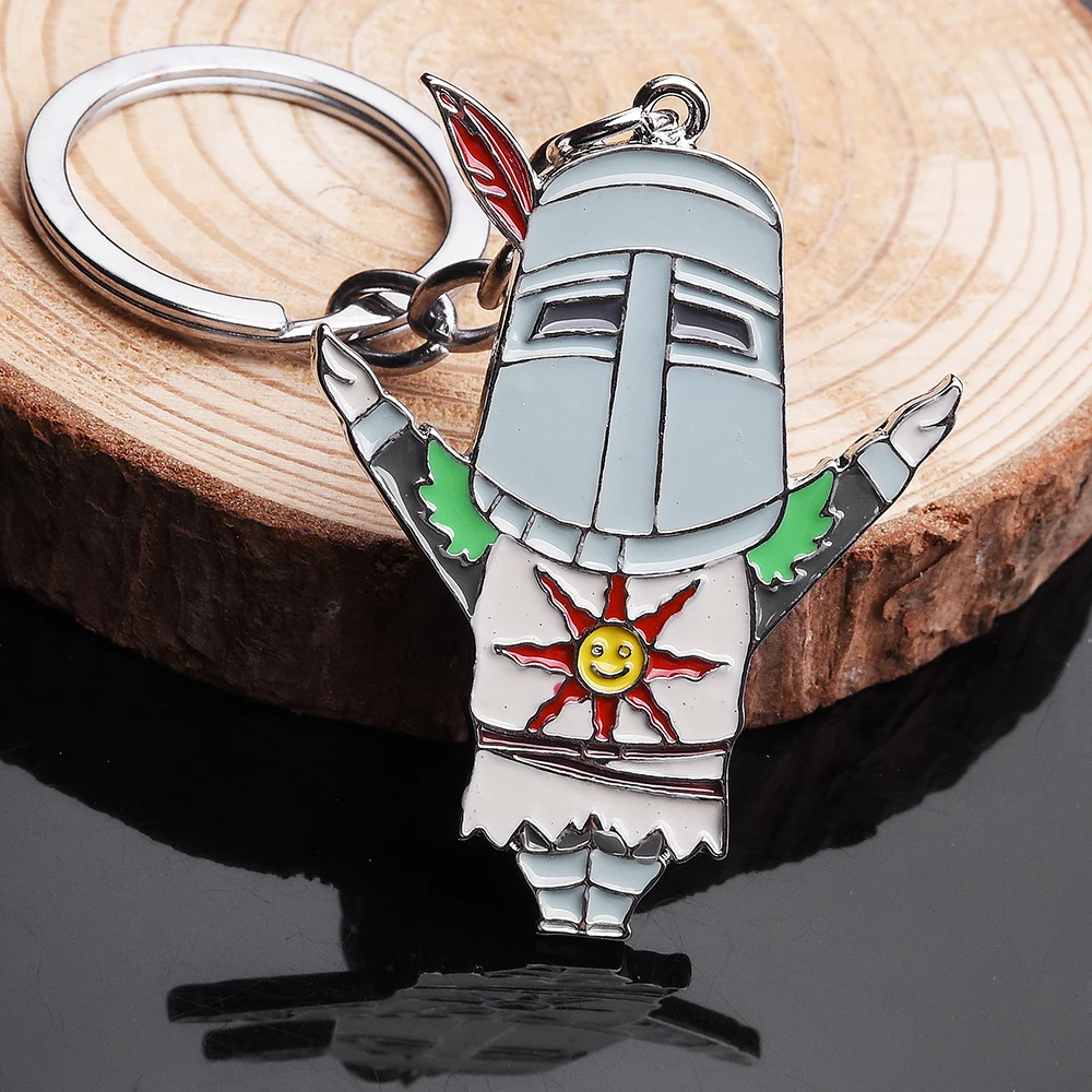 SG Горячая 4 стиль Dark Souls рисунок брелки Защита от солнца Sollar огонь Хранитель рыцарь брелок для мужчин Дети Bloodborne Broche колье ювелирные изделия подарки