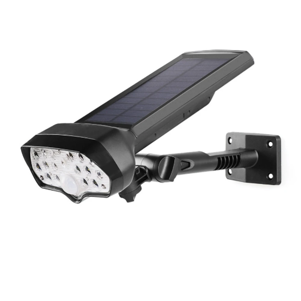 Водонепроницаемый PIR датчик движения 17LED Солнечный настенный светильник