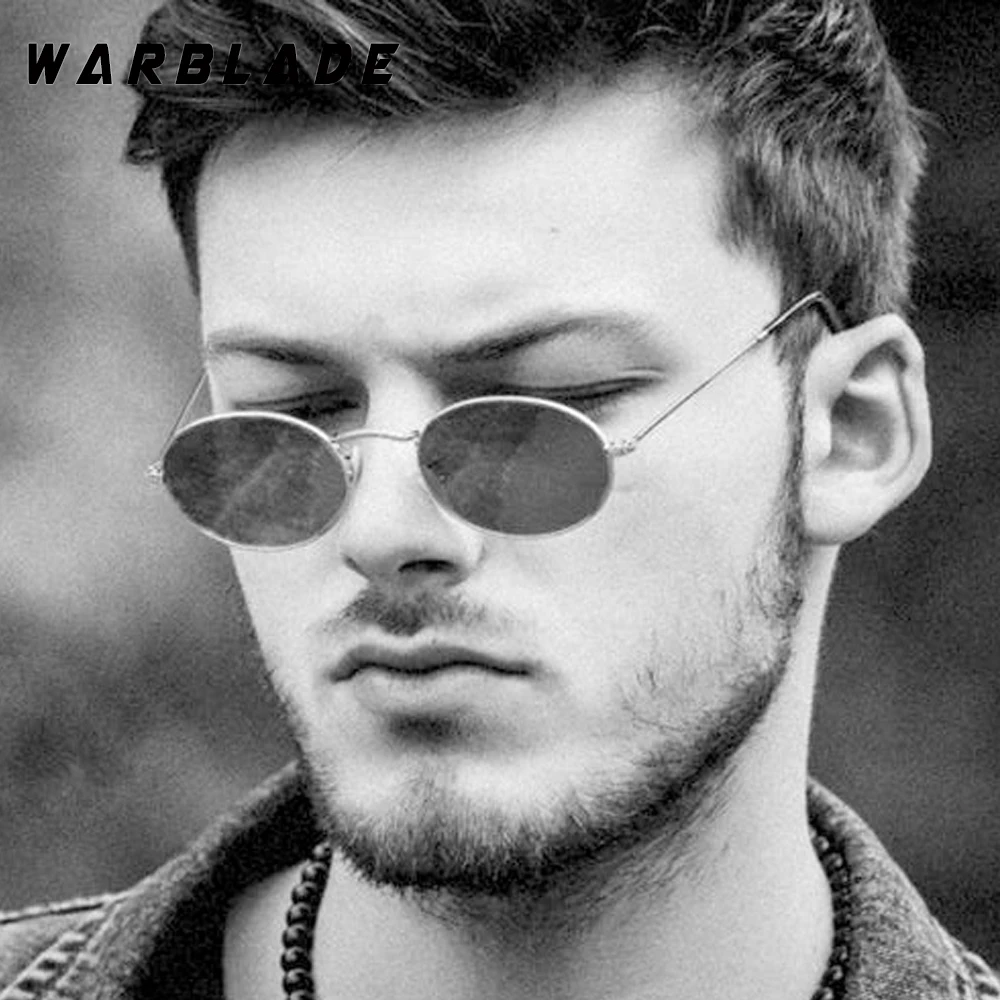 Новинка 2018 Овальные Солнцезащитные очки золотистые черные ретро розовые красные