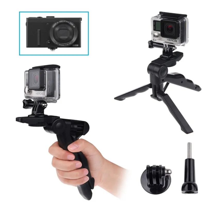 2в1 пистолет рукоятка и Настольный Штатив для GoPro Hero 6 5 4 Hero 3+ 3 2 1 и других цифровых камер с подключением штатива