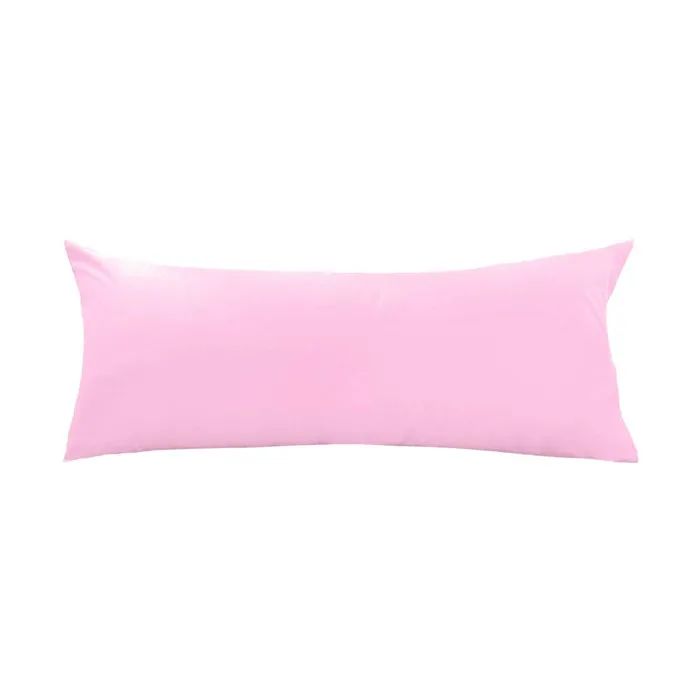 Pink 20x48inch Новые тела Подушка Чехол Наволочка спальня гостиная Длинная Подушка Чехол х/б чехлом дома один мультипликационным мотивом - Цвет: Pink 20x48inch