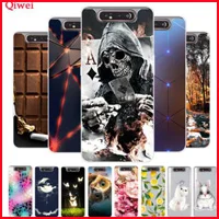 Для samsung A80 чехол с животным Мягкий ТПУ Прозрачный бампер чехол для samsung Galaxy A80 Силиконовая задняя крышка для телефона Capas A 80 A805 A805F
