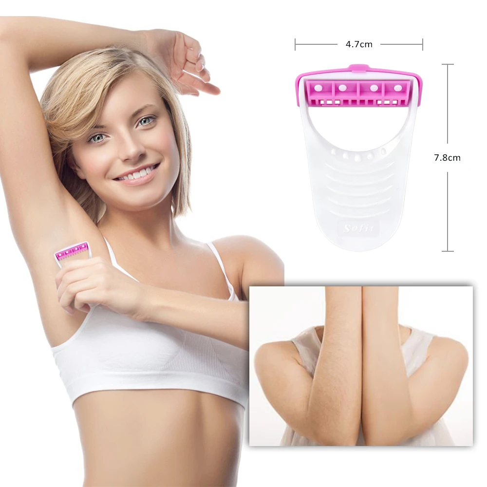 Новый дизайн 6 шт./лот эпилятор для всего тела удаления волос женщин устройство