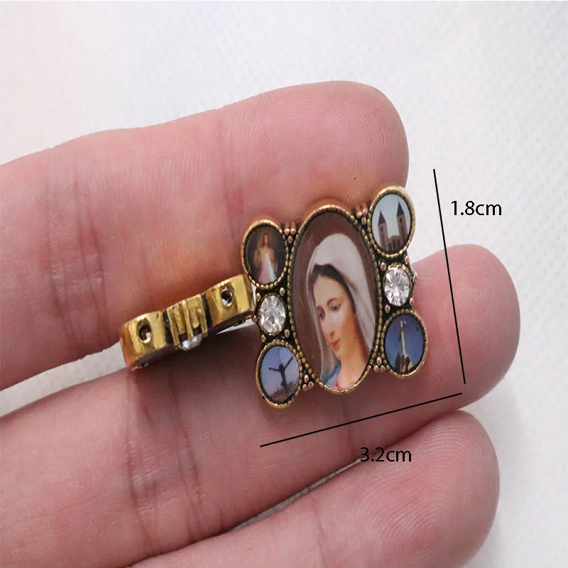 Медаль из бисера St. Mary католическая Санта-Мария-Конг ручная работа Подвески