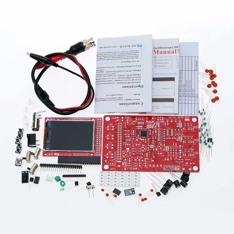 DSO FNIRSI 138 2 4 &quotTFT карманный цифровой осциллограф набор частей сделай сам для