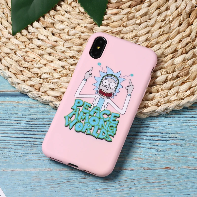 14 Рик и Морти Забавный мультяшный комикс мем забавная цитата для iPhone 11 Pro 8Plus X 7 7Plus XR Xs Max мягкий силиконовый матовый чехол Fundas - Цвет: 14