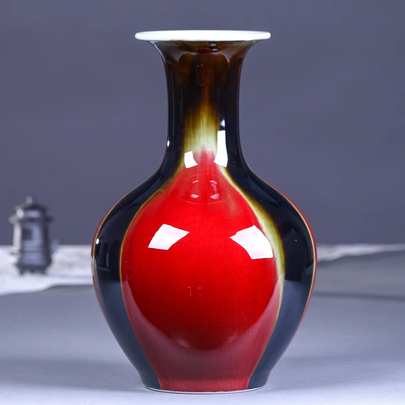 Керамическая Настольная Цветочная декоративная ваза Jingdezhen переменная Цветовая