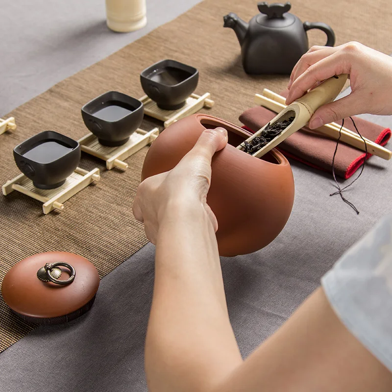 Банки для чая бутылки хранения банки чайные наборы Нулевые аксессуары чайная