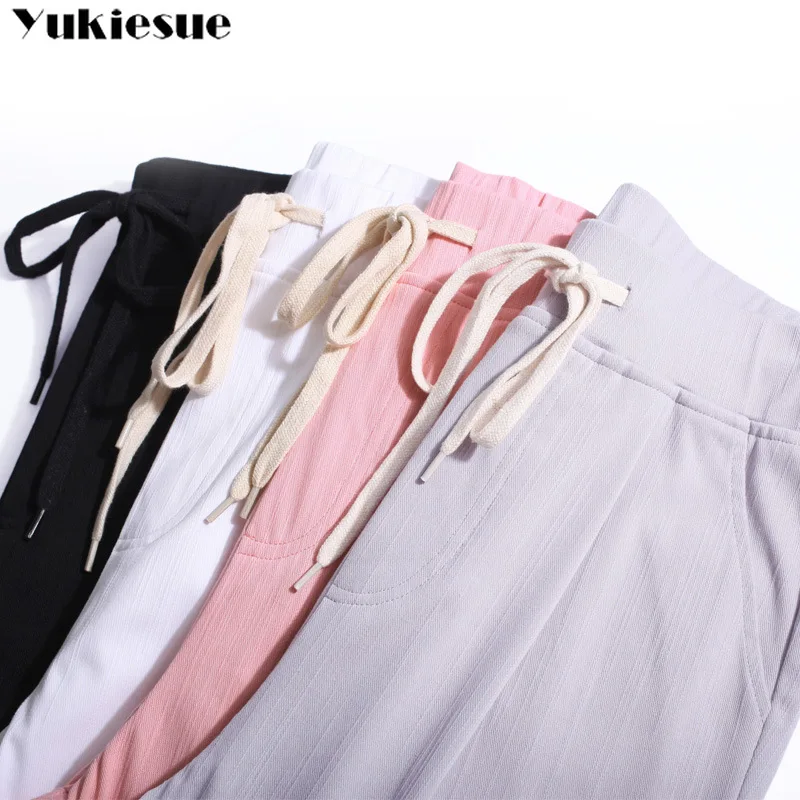 Летние осенние модные женские повседневные брюки Капри рабочая одежда деловые