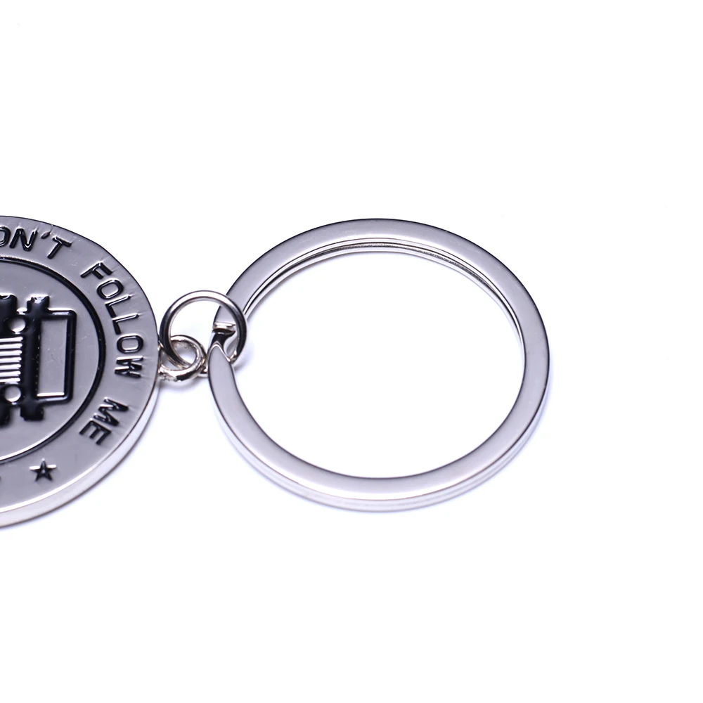 Цепочка для ключей Armsky GlossyKey любителей джипа кольца Jeep Не следуйте за мной вы не