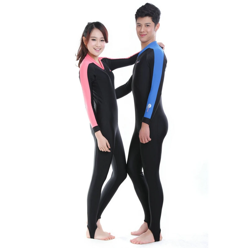 Унисекс слитный купальник с защитой от УФ лучей купальный костюм для подводного