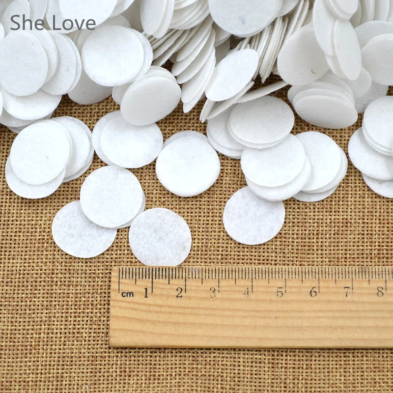 1000 шт белый 20 мм круг из фетра высечки аппликации DIY Cardmaking ремесленный круглый