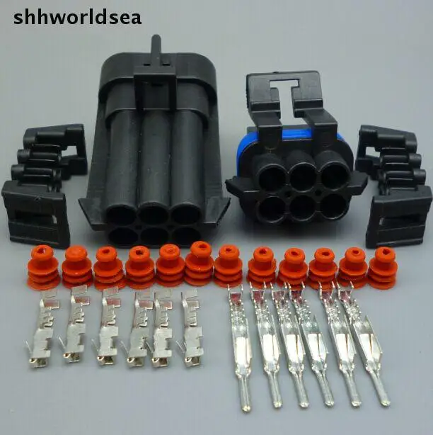 Shhworldsea 12052848 12124107 Metri Pack 150 женский мужской 6 Pin Автомобильный водонепроницаемый