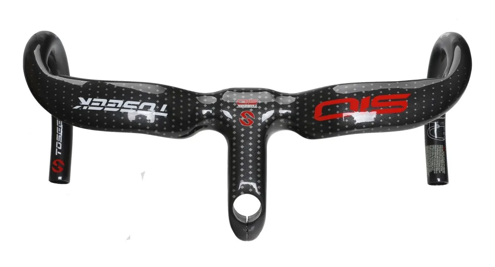 Полностью углеродное волокно шоссейный велосипед Интегрированный руль