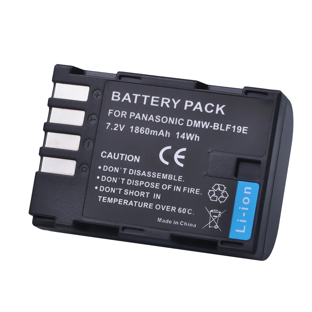 

4Pcs 1860mAh DMW-BLF19E DMW-BLF19 Camera Battery DMW BLF19 BLF19 BLF19E +LCD Dual USB Charger for Panasonic Lumix GH3 GH4 GH5 G9