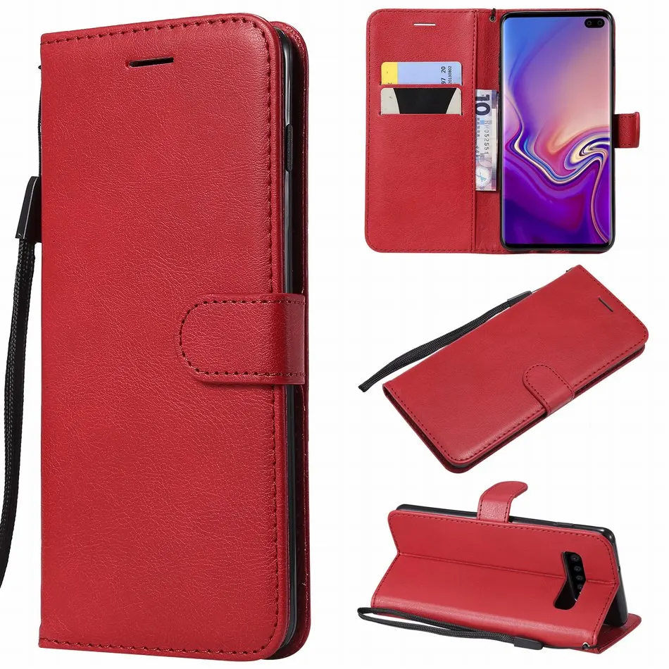 Кожаный чехол-книжка для samsung Galaxy C9 Pro Note 9 8 4 3 S10E S10 S9 S8 плюс S3 S4 S5 S6 S7 край J720 слот для карт Coque Капа E06Z