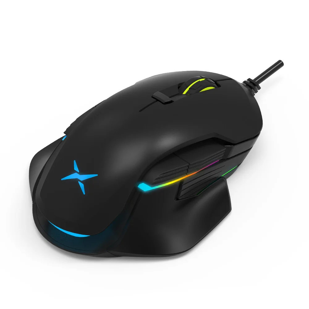 M627S mouse only DELUX T9X Проводная игровая клавиатура с RGB подсветкой M627S Проводная игровая мышь RGB dpi 5000 геймерская игровая мышь для ПК комбинации клавиш - Цвет: M627S mouse only