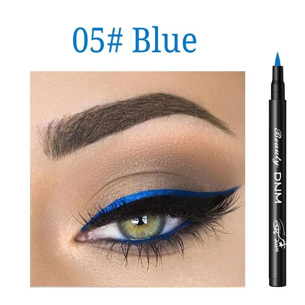 1PC Waterproof Matte Liquid Eyeliner Eyeshadow Long Lasting Multi-Colored Pigment Cosmetic Eye Shadow Liner Makeup Accessories - Цвет: 05