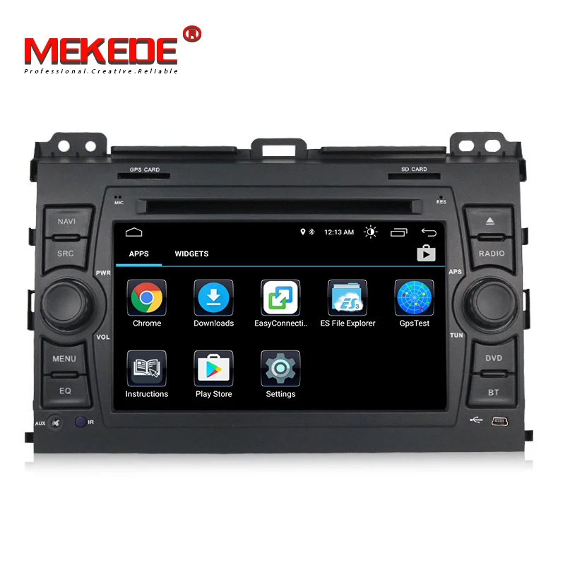 MEKEDE Android 8 1 2 din мультимедийный плеер для Toyota Prado 120 Land Cruiser 2004-2009 Автомобильный Радио