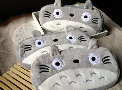 Kawaii 20 см TOTORO Rilakkuma Panda школьная сумка карандаш для детей чехол Подарочная