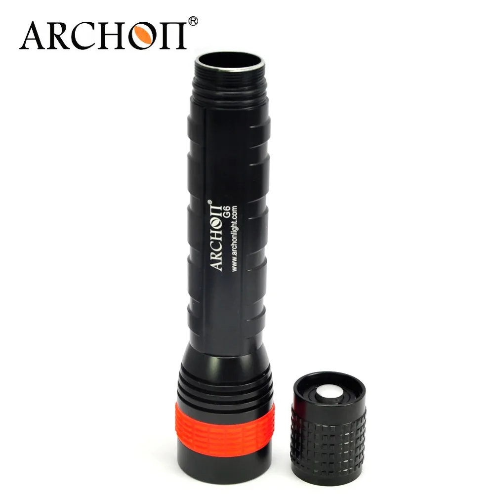 Фонарь для дайвинга ARCHON G6 Cree погружной фонарь подводного погружения с