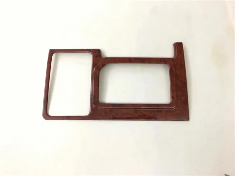 Peach Wood Grain Для 2010- Toyota Land Cruiser Prado FJ 150 ABS коробка переключения передач, панель, накладка на головку переключения передач, рамка, аксессуары для стайлинга автомобилей - Цвет: Peach Wood Grain