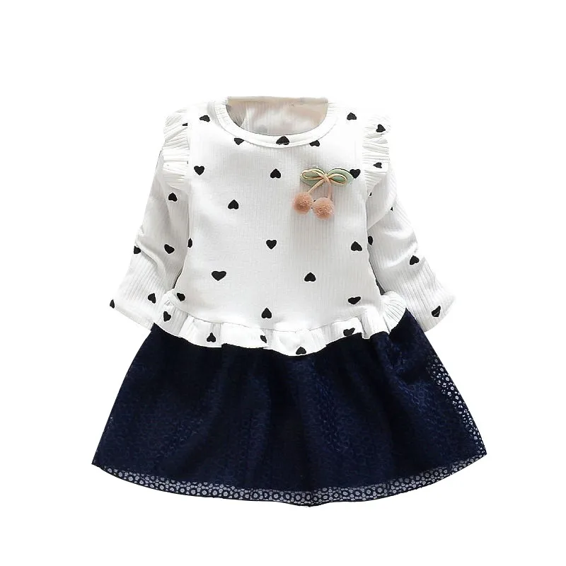 Autumn Spring Baby Girl Clothes Dress Princess baby dresses girl Cotton Kids Toddler Long Sleeve Sundress vestidos | Детская одежда и