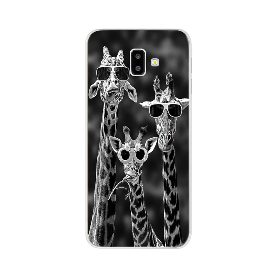Чехол для samsung J4 J6 Plus J8, чехол из ТПУ, силиконовый мягкий чехол для телефона, чехол для samsung Galaxy J4 J6 Plus, чехол