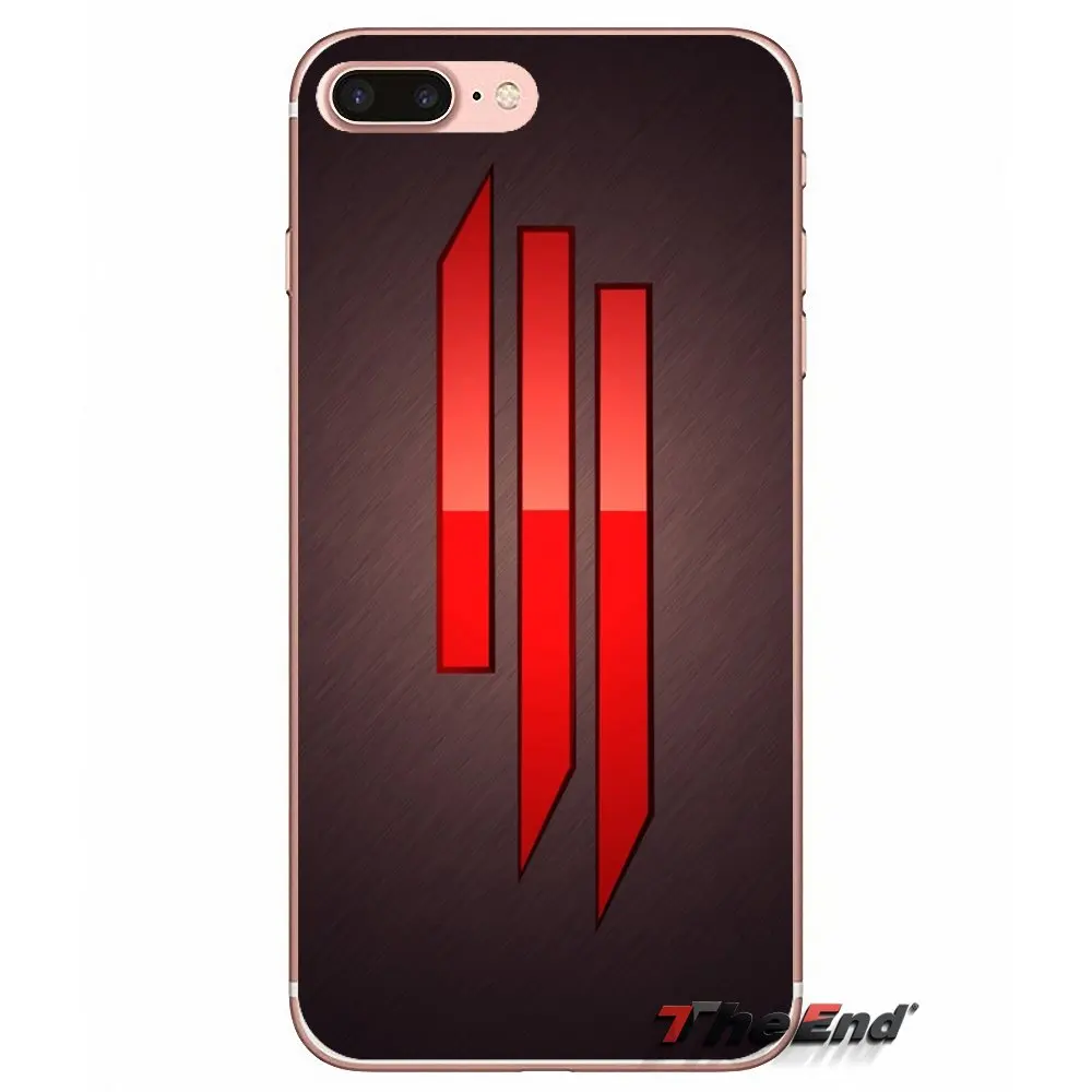 Skrillex с музыкальным логотипом TPU Мягкий силиконовый чехол для iPhone X 4 4S 5 5S 5C SE 6 S 7 8