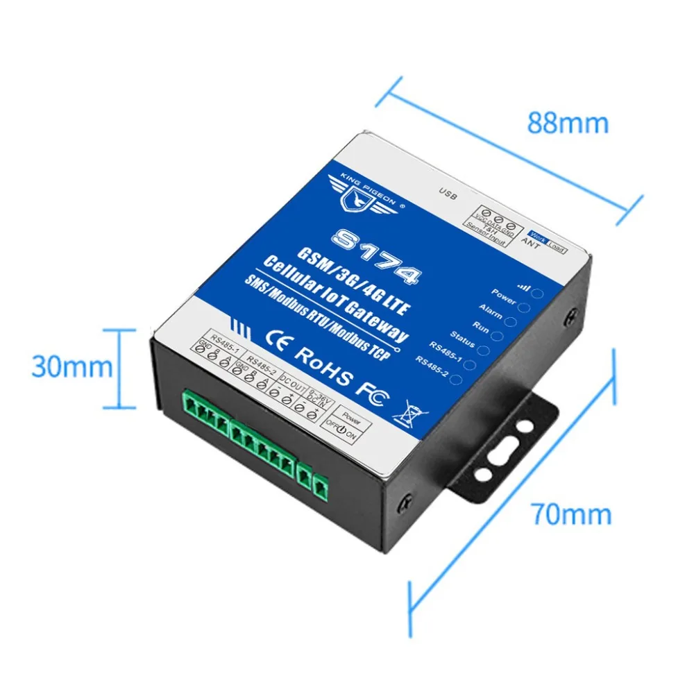 Протокол Modbus RTU к MQTT конвертер облачная платформа приложение веб сервер