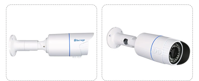 Techage 1080P 2MP 25fps CCTV 48V POE IP камера 2,8 мм-12 мм моторизованный зум авто объектив Открытый Onvif безопасности наблюдения IP камера