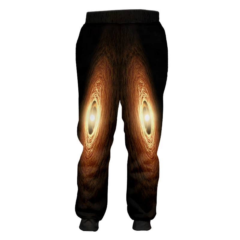 OGKB 3D Galaxy Space спортивные штаны черные мужские/женские крутые с принтом джоггеры