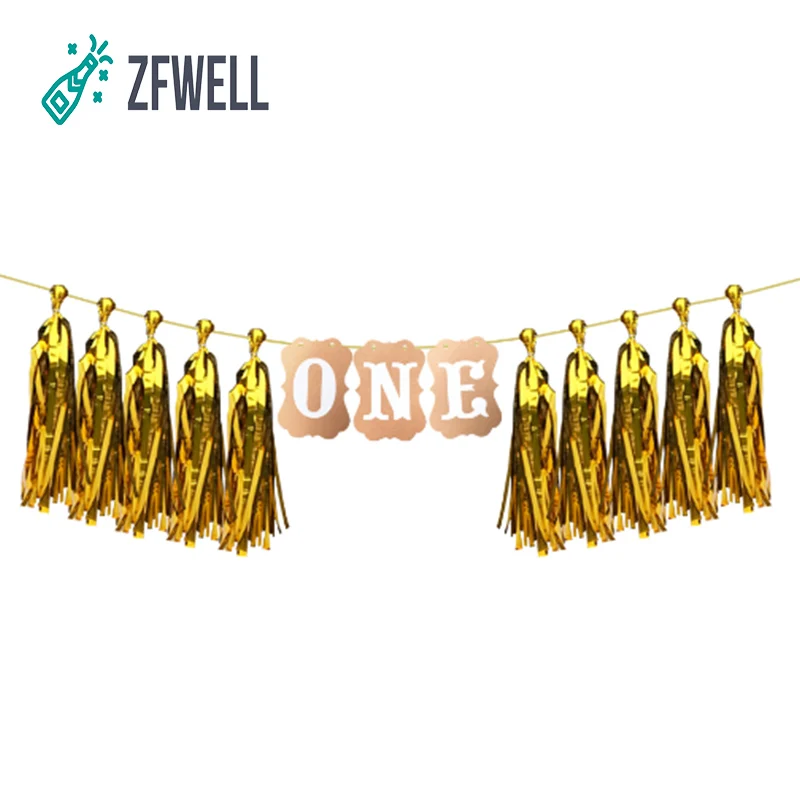 ZFWELL 1 шт./лот одна буква крафт-бумага распределительная лента год ребенок день