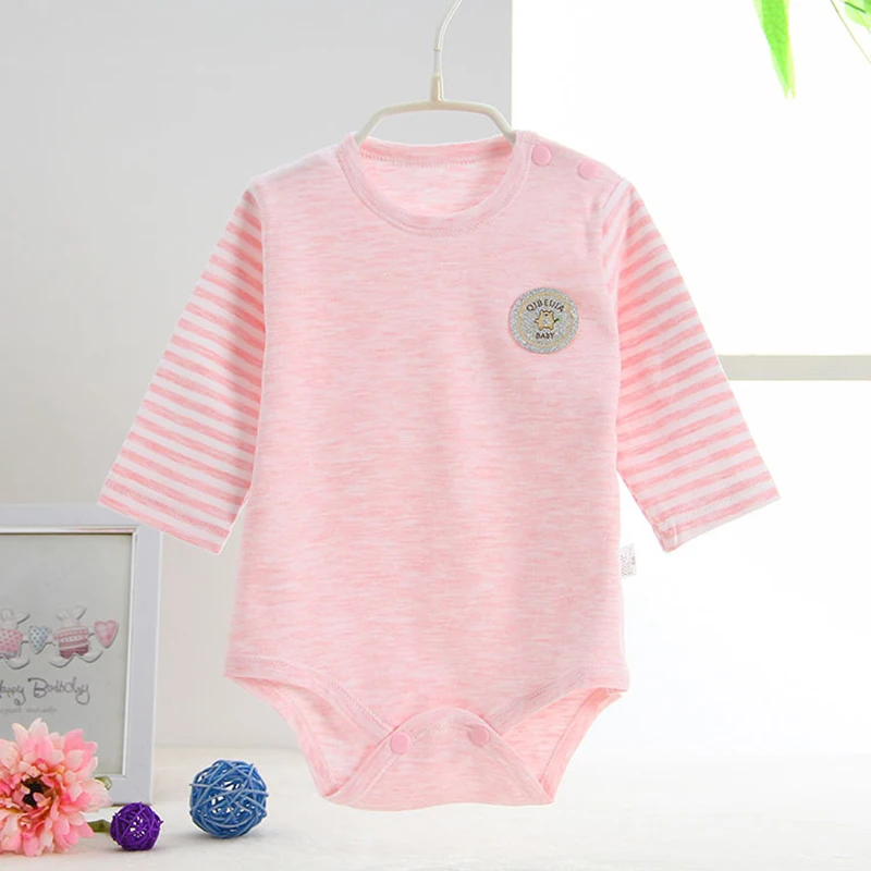 Боди из органического хлопка Модная одежда для мальчиков и девочек комбинезон