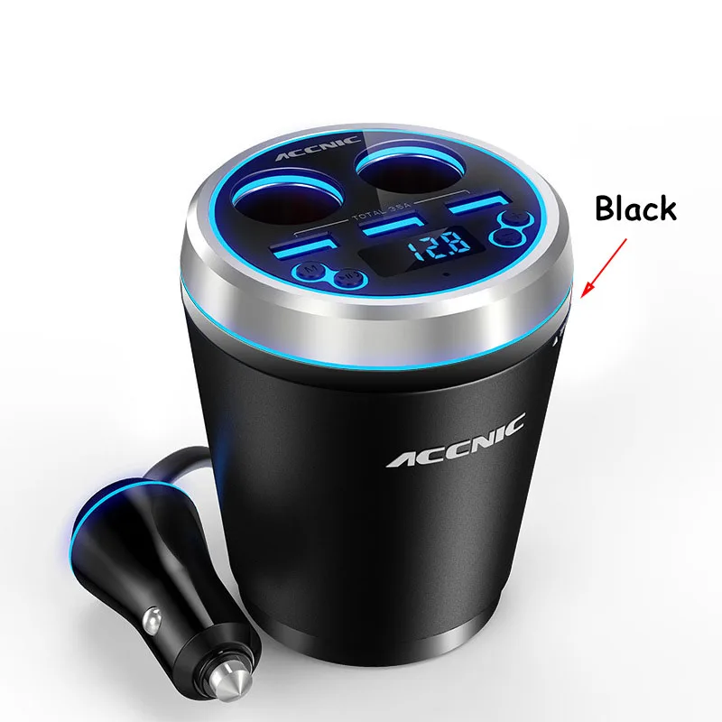 Автомобильный FM передатчик ACCNIC C1 Bluetooth Micro /TF SD музыкальный mp3 плеер Разветвитель