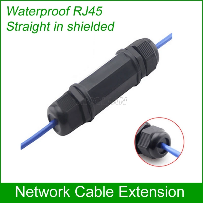 M20 двойная головка IP67 ЗАЩИТА RJ45 интерфейс Ethernet водонепроницаемый разъем открытый
