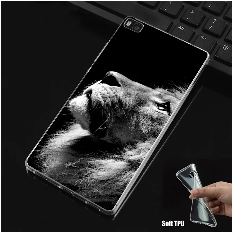DREAMFOX N180 Powerful Lion Soft TPU Silicone Cover For Huawei P8 P9 P10 Lite Plus 2017 Honor 8 9 Pro 6X Case |