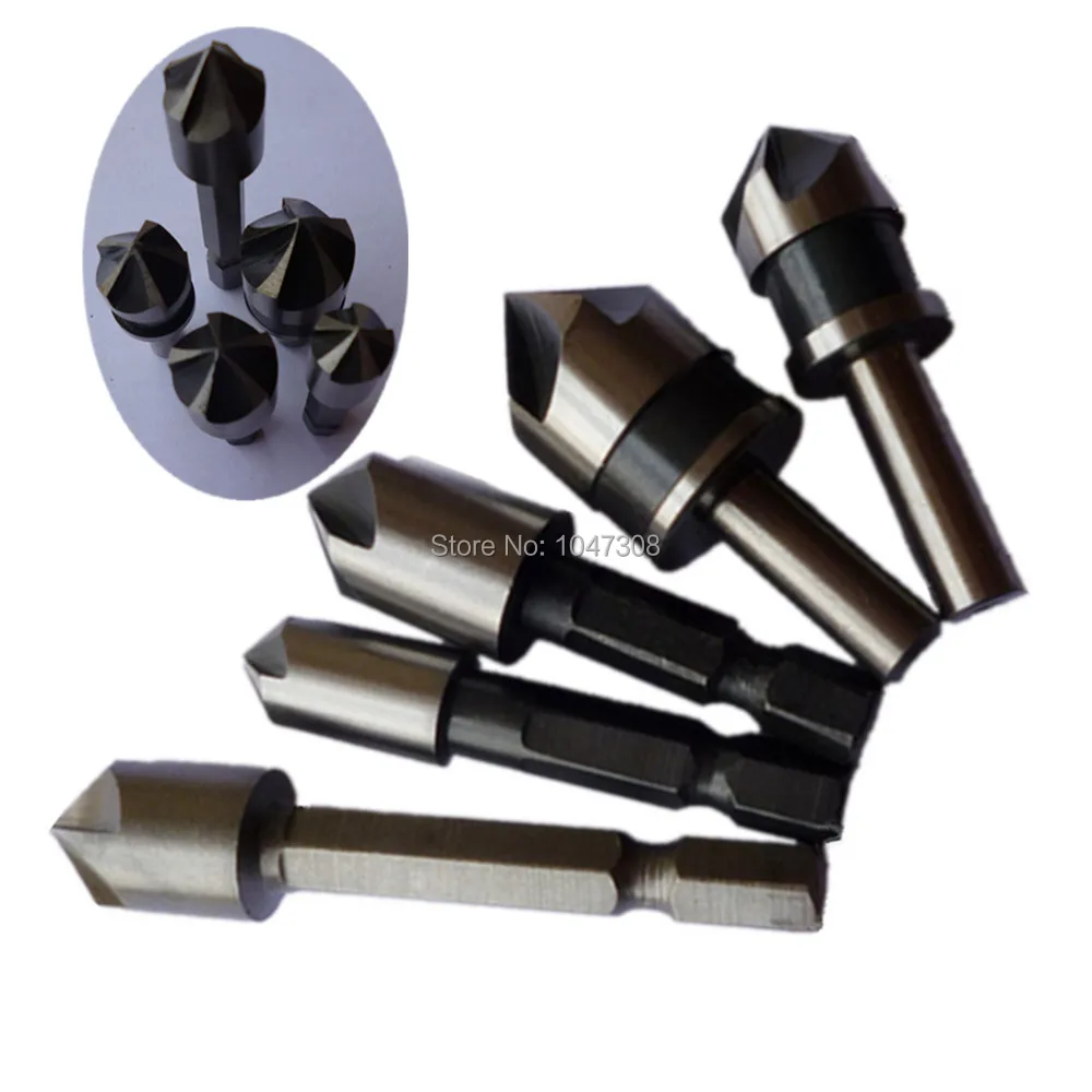 5 шт. сверхмощная промышленная Зенковка сверло инструмент Деревообработка