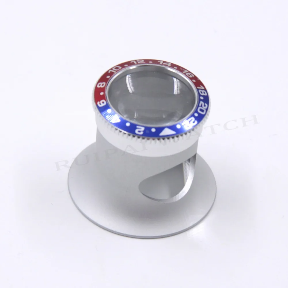 

Premium Quality 3X/5X/10X/20X Watch Collectors Eye Loupe RLX GMT Blue/Red Series