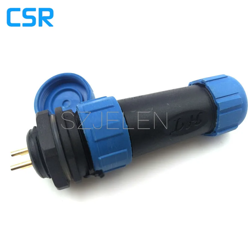 SY1710 7 контактный водонепроницаемый разъем IP68 Светодиодный Светодиодная панель