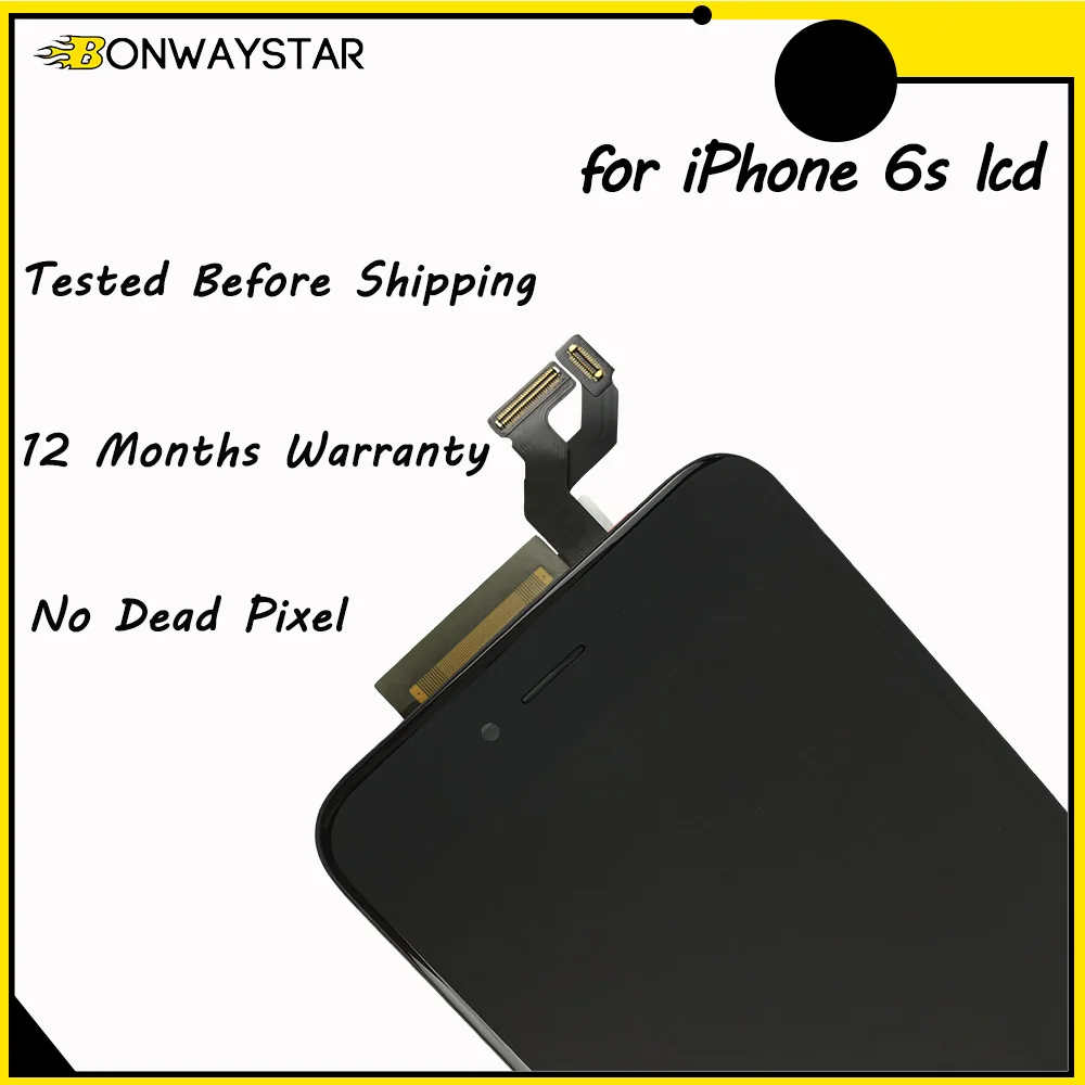 100% рабочий ЖК экран Pantalla для iPhone 6S дисплей Замена экрана дигитайзер сенсорный