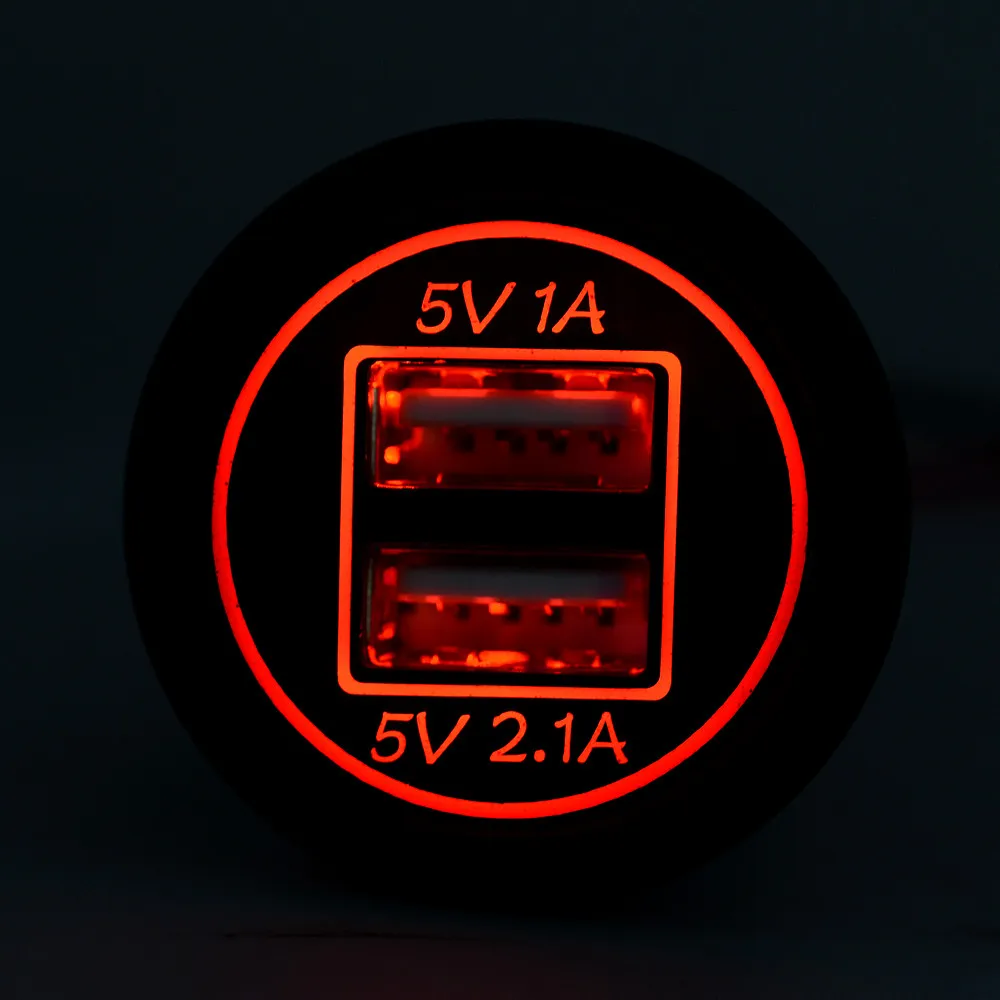 

Cargador Carregador 5V 3.1A USB Charger Socket Adapter Voltmeter Outlet For 12V 24V Motorcycle Car new hot fashion d2