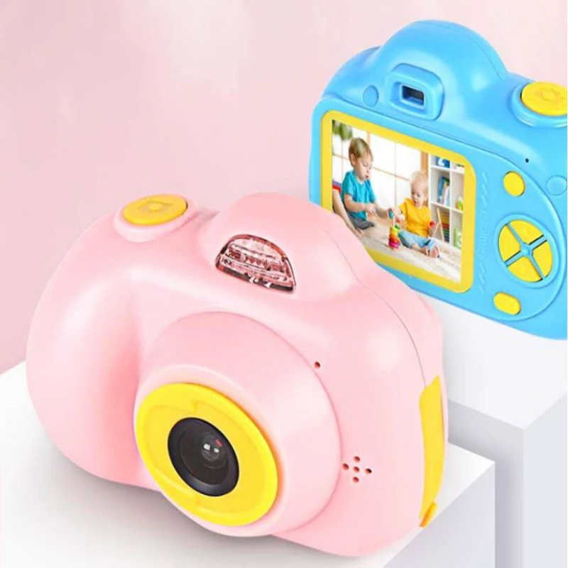 

Детская цифровая мультяшная перезаряжаемая Спортивная камера двойная/одиночная 720P фотография видео детская мини камера цифровая игрушка ...
