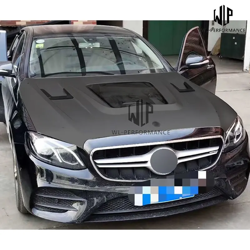 W213 высокое качество карбоновое волокно/FRP крышка двигателя прозрачные бонеты автомобильный Стайлинг для Mercedes-Benz W213 E Класс Автомобильный комплект кузова