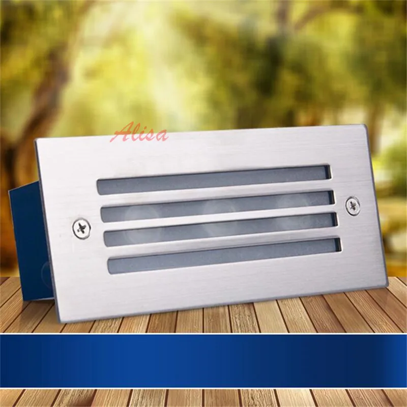 LED Палуба Шаг Свет 3x2 Вт подземный Светильник утопленные лестницы Paitio на земле