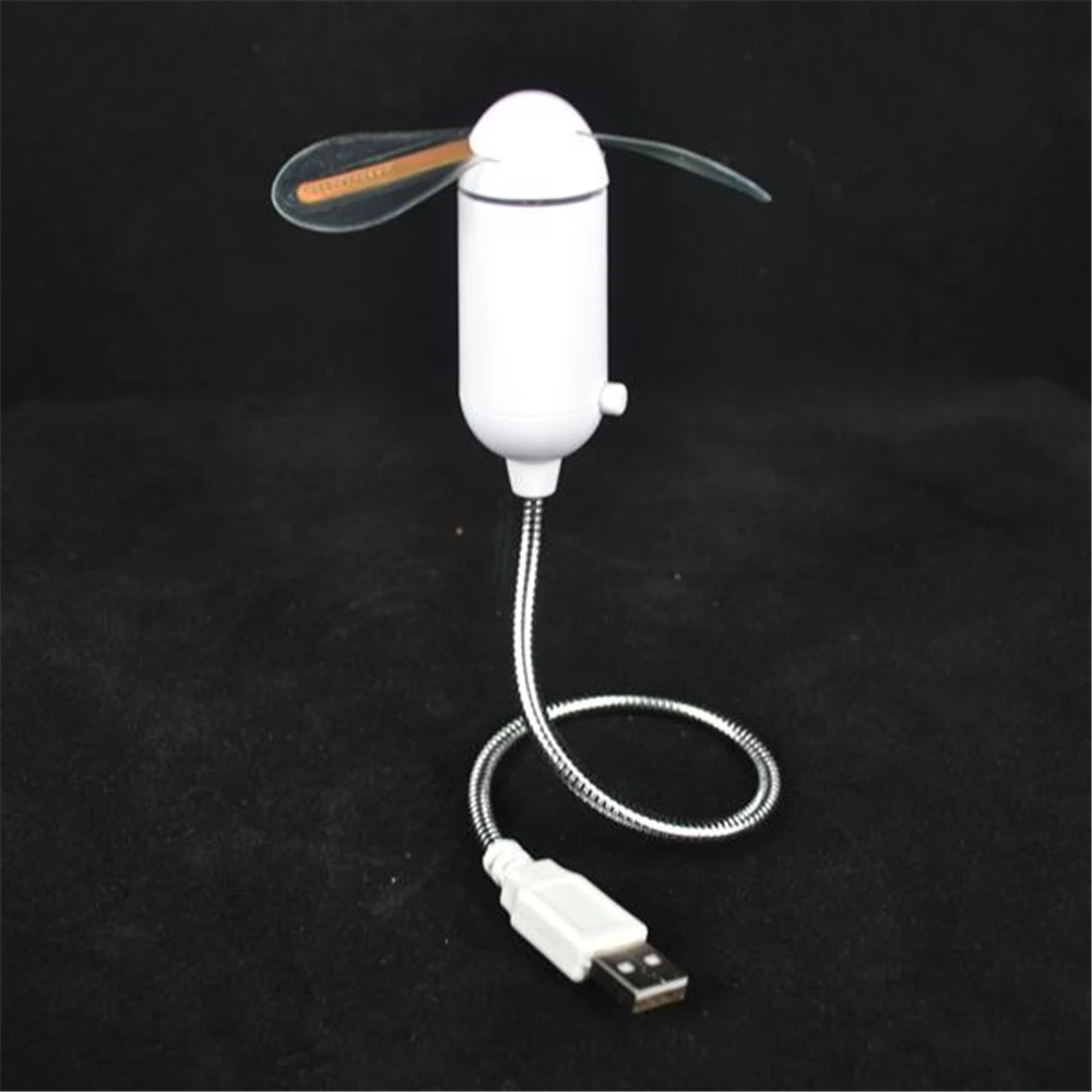 Kebidu DIY гаджет Гибкая мини USB светодиодный светильник вентилятор Программируемый